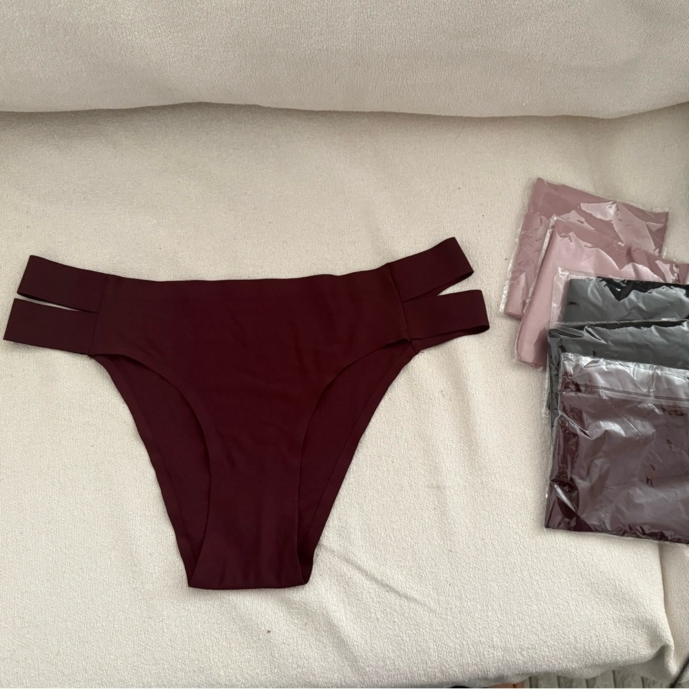 New Double Strap 6 Pack Women's Seamless Underwear